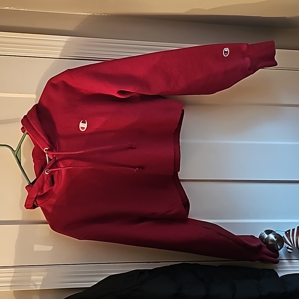 Womens NWOTS sz small cropped Champion hoodie.